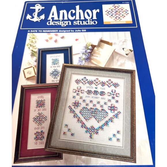 Anchor Design Studio A Date To Remember Cross Stitch Pattern Coats & Clark - Picture 2 of 4